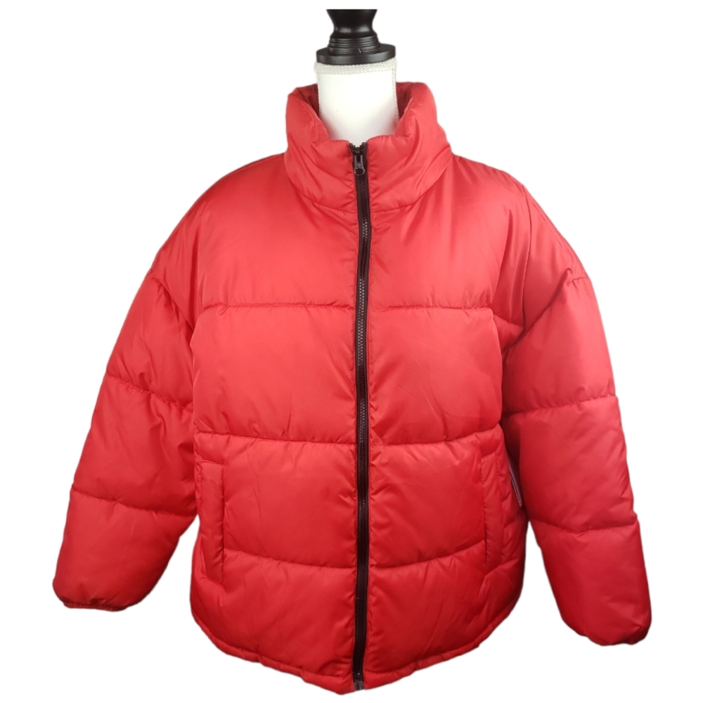 BP. Puffer NWT Ski Snow Jacket Size Large in Red Retail $79